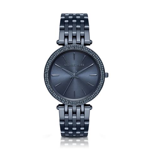 michael kors navy blue watch|Michael Kors darci blue.